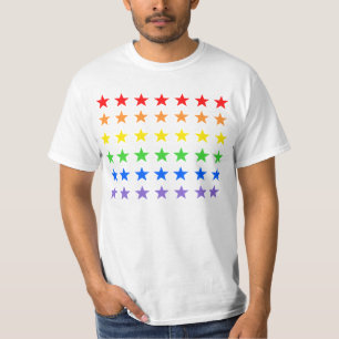 星モダンカラフル模様 Tシャツ