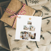 星モダン付き家族クリスマスツリー写真 フェイバータグ