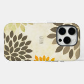 星モダン突花パーソナライズされた Case-Mate iPhoneケース (裏面 (横))