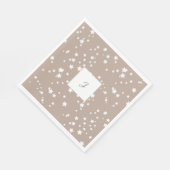 星モノグラム スタンダードランチョンナプキン (角)