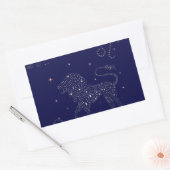 星レオ 長方形シール (封筒)