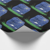 星付きの瓶 ラッピングペーパー (角)