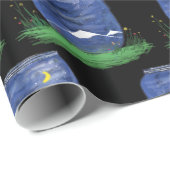 星付きの瓶 ラッピングペーパー (ロールコーナー)