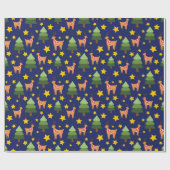 星付きクリスマスイブのトナエレガントーダーのシームレス ラッピングペーパー (フラット)