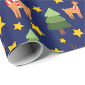 星付きクリスマスイブのトナエレガントーダーのシームレス ラッピングペーパー (ロールコーナー)
