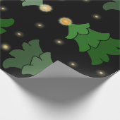 星付きクリスマスツリー ラッピングペーパー (角)