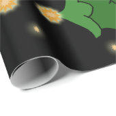 星付きクリスマスツリー ラッピングペーパー (ロールコーナー)