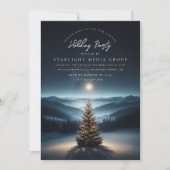 星付きクリスマスツリー 招待状 (正面)