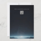 星付きクリスマスツリー 招待状 (裏面)