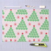 星付きクリスマスピックボールツリー 薄葉紙 (クラフト)