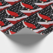 星付きクリスマス ラッピングペーパー (角)