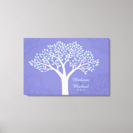 星付きツリー結婚ユダヤ人のサイン キャンバスプリント