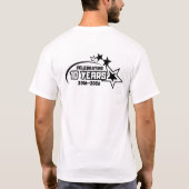 星付きバックのクリークサイド ロゴ Tシャツ (裏面)