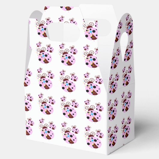 星付きピンクと黒のテンジウムシ3匹 フェイバーボックス (オープン)