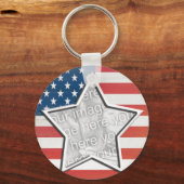 星付きフラグ キーホルダー (正面)