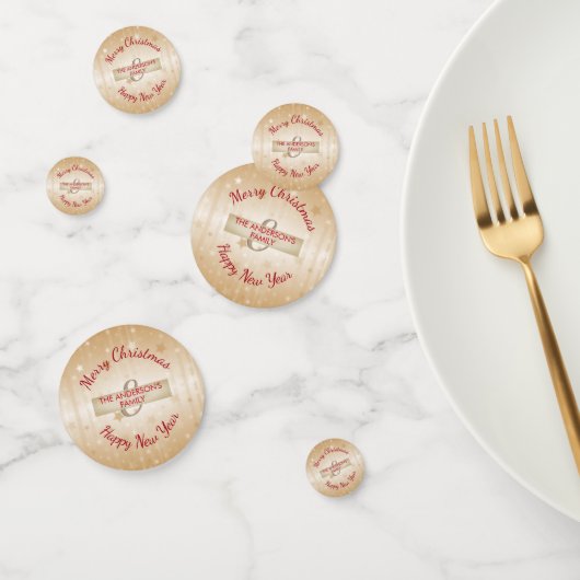 星付きベージュの背景 コンフェッティ (グループ)