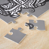 星付きマンダラ犬 ジグソーパズル (側面)