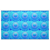 星付きマンダラ – ターコイズサテン勾配 ファブリック (ファットクウォーター)