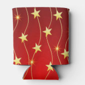 星付きルビーレッドパターン 缶クーラー (裏面)