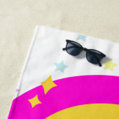 星付きレインボーユニコーン ビーチタオル (インサイチュ)