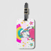 星付きレインボーユニコーン ラゲッジタグ (正面縦)