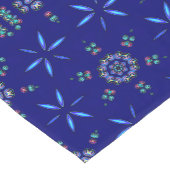 星付き万華鏡のように千変万化するパターン ショートテーブルランナー (コーナー)