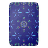 星付き万華鏡のように千変万化するパターン バスマット (正面縦)