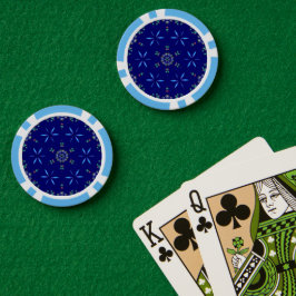 星付き万華鏡のように千変万化するパターン ポーカーチップ