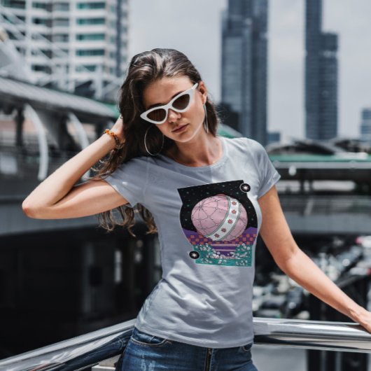 星付き地球 Tシャツ