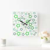 星付き壁時計 スクエア壁時計 (ホーム)