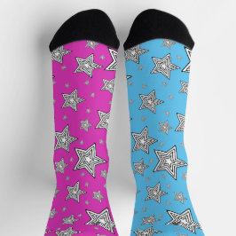星付き奇数ソックス ソックス