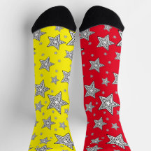 星付き奇数ソックス