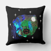 星付き小惑星マスターヘッドの上のスカウトエイリアン クッション (裏面)