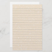 星付き文房具 便箋 (正面/裏面)