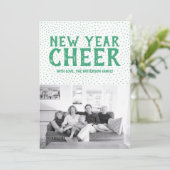 星付き新年応援写真カード |緑 シーズンカード (スタンド正面)