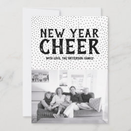 星付き新年応援写真カード |黒 シーズンカード