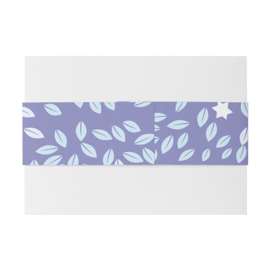 星付き木バルミツワー招待状用帯 招待状ベリーバンド (裏面例)