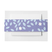 星付き木バルミツワー招待状用帯 招待状ベリーバンド (正面例)