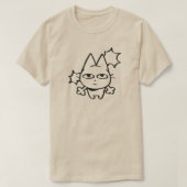 星付き猫 Tシャツ (デザイン正面)
