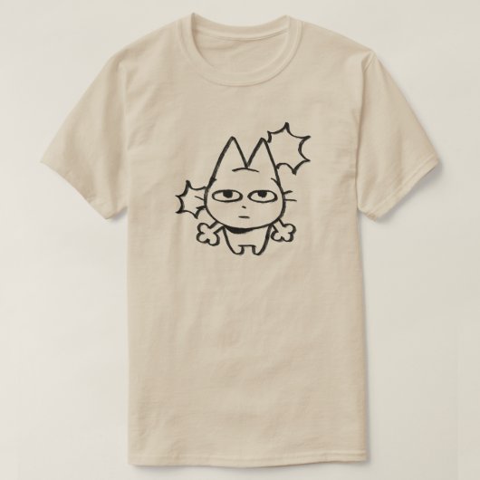 星付き猫 Tシャツ (デザイン正面)
