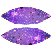 星付き紫色のホイルの背景 アメリカンフットボール (パネル)