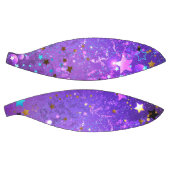 星付き紫色のホイルの背景 バスケットボール (パネル)