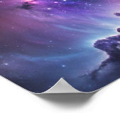星付き紫 – 青ネブラ ポスター (角)