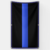 星付き薄い青縁ど線 横断幕 (縦)