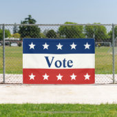 星付き赤と青の投票 横断幕 (インサイチュ)