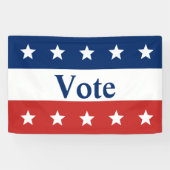 星付き赤と青の投票 横断幕 (横)