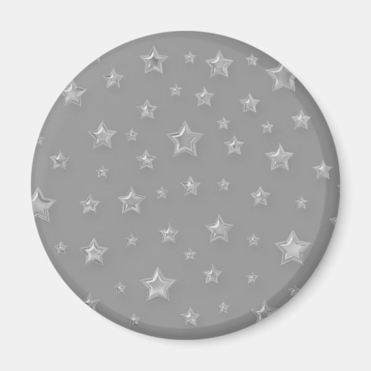 星付き銀磁石 マグネット (正面)