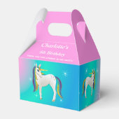 星付き魔法のレインボーきらめくユニコーン フェイバーボックス (裏面サイド)