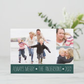 星付き |写真コラージュカード シーズンカード (スタンド正面)