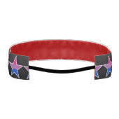 星付きBiプライドフラグ アスレチックヘッドバンド (裏面)